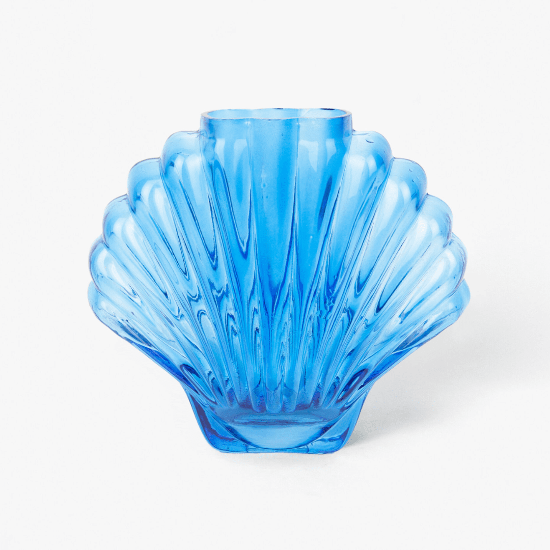 DOIY Vase Seashell Blue