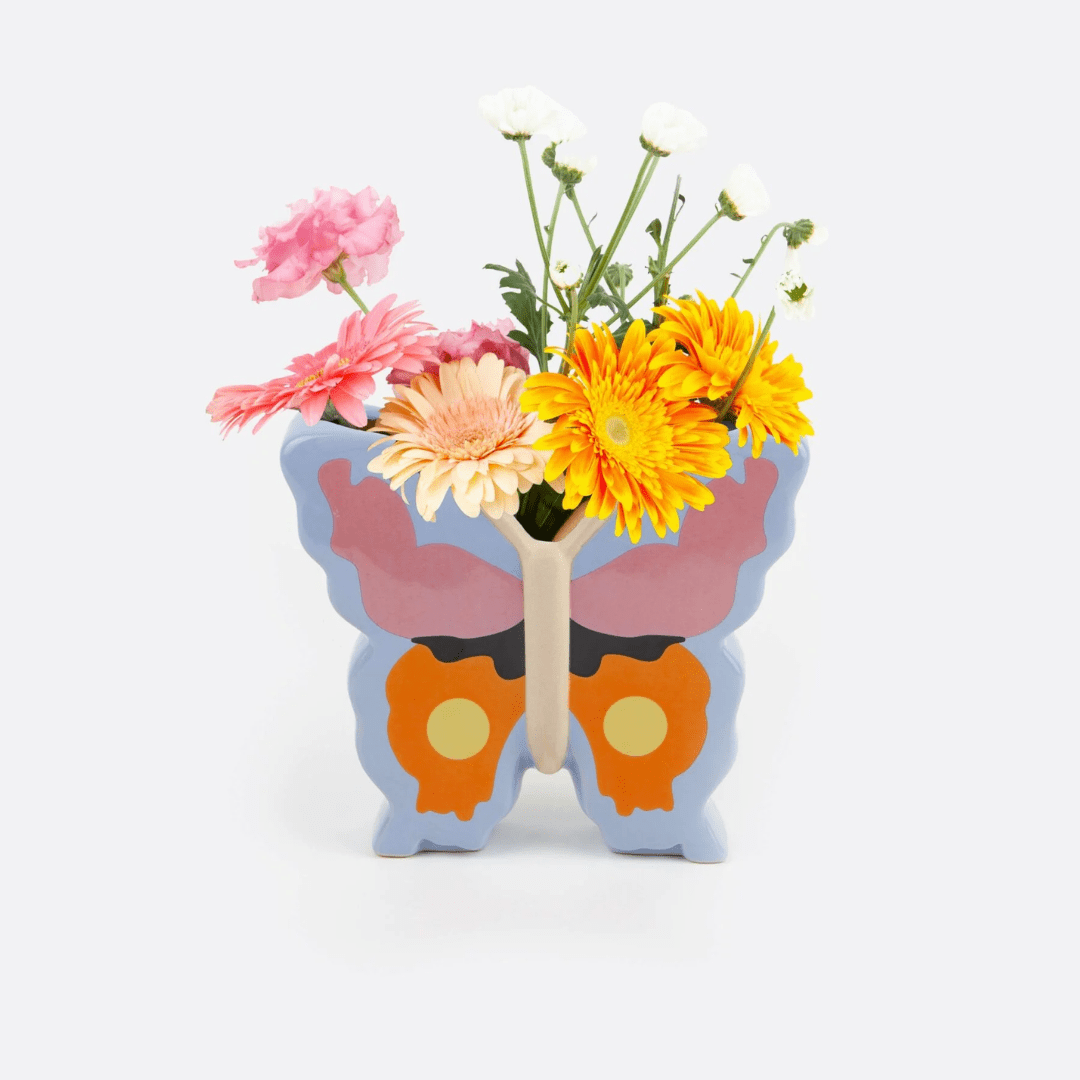 DOIY Vase Woodland Butterfly