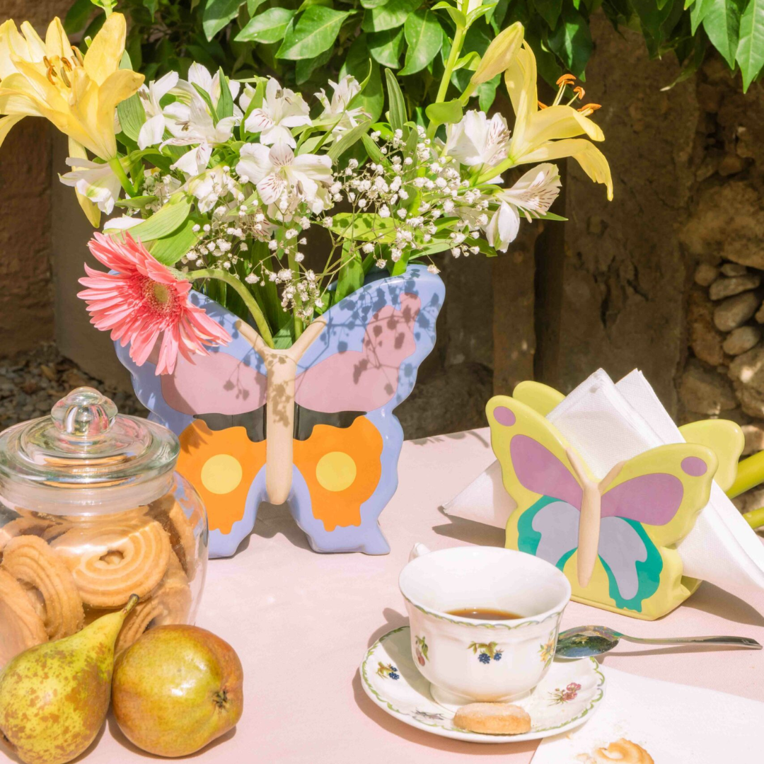 DOIY Vase Woodland Butterfly