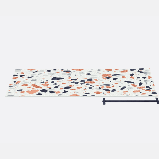 DOIY Yoga Mat Terrazzo White