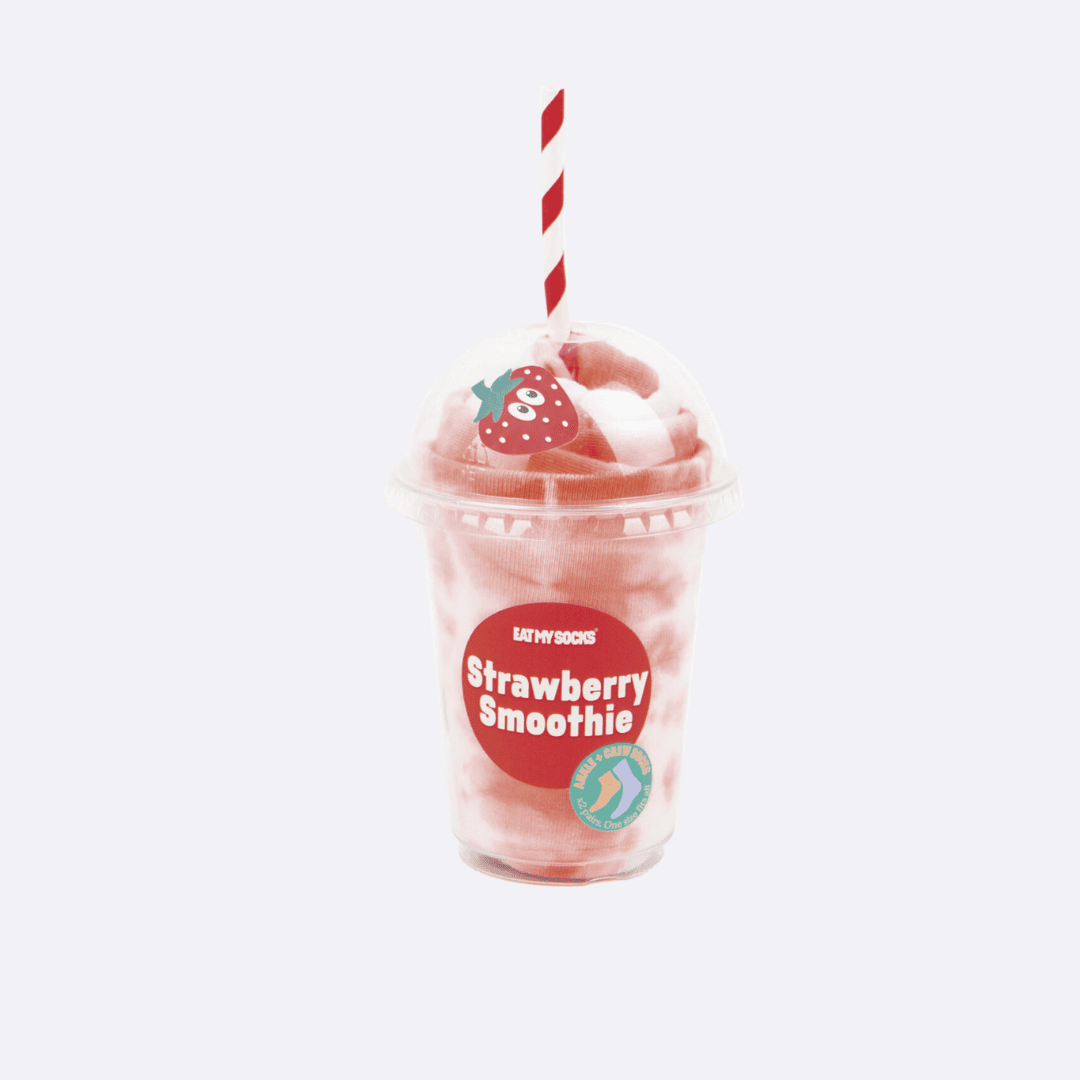 EAT MY SOCKS Strawberry Smoothie Socks (2 pairs)