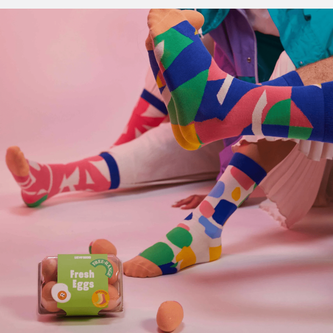 EAT MY SOCKS Socks Fresh Eggs 3