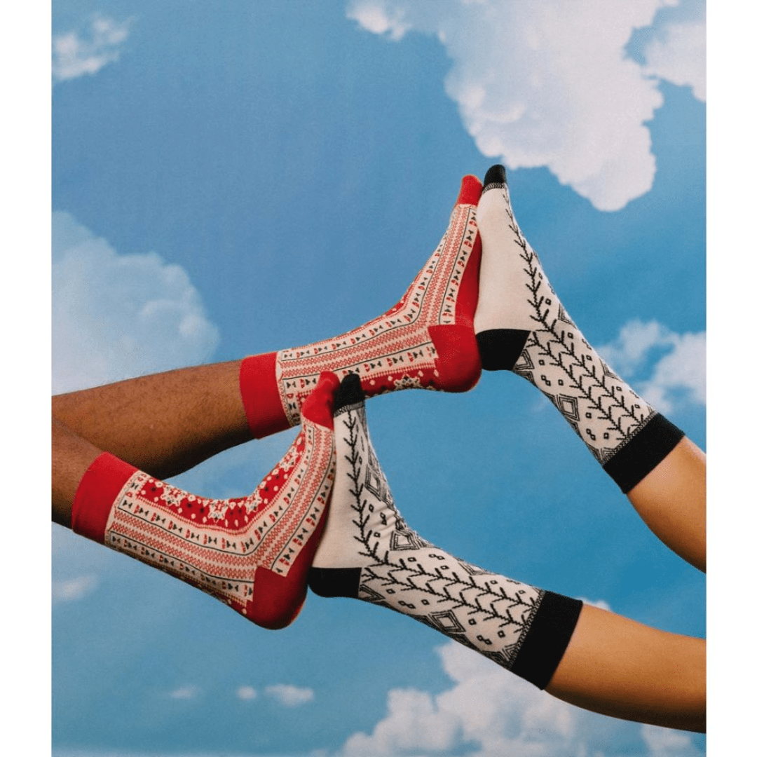 EAT MY SOCKS Persian Rug Socks