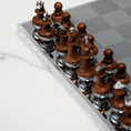 Load image into Gallery viewer, RESONG Chess set High transparent crystal glass
