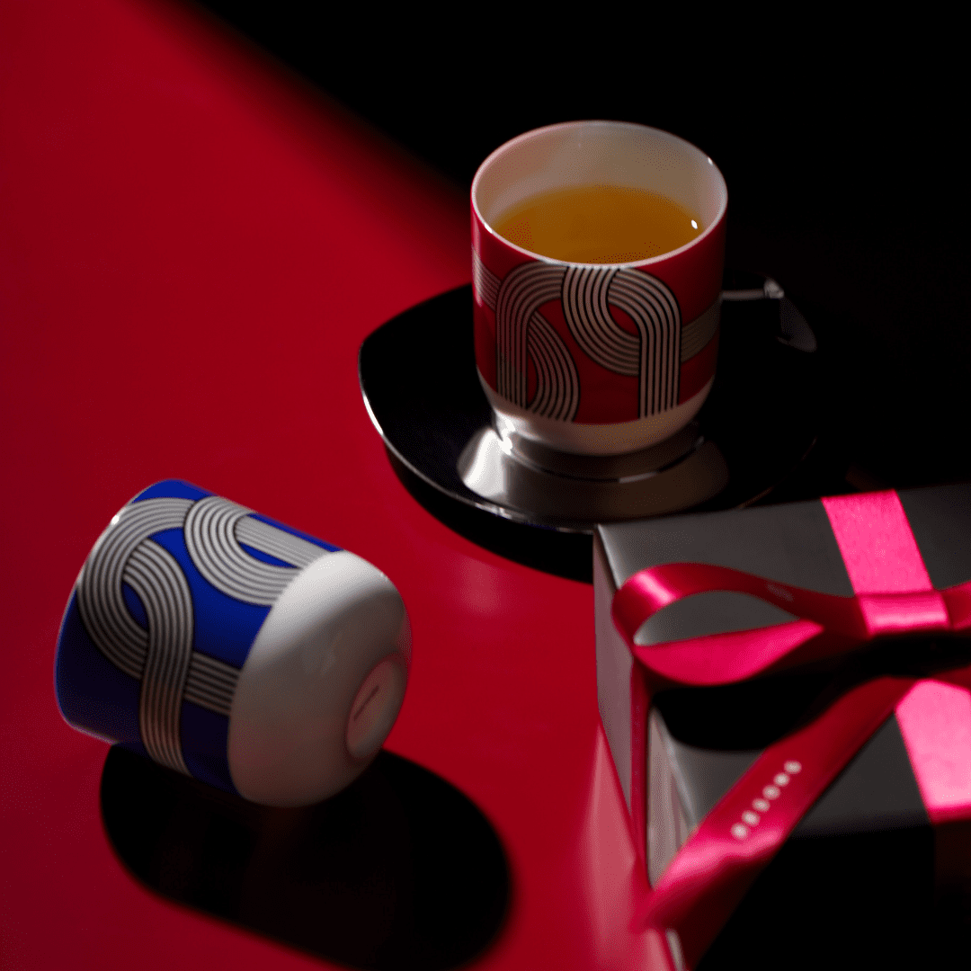 Resong Cup set ceramic-Red -Blue