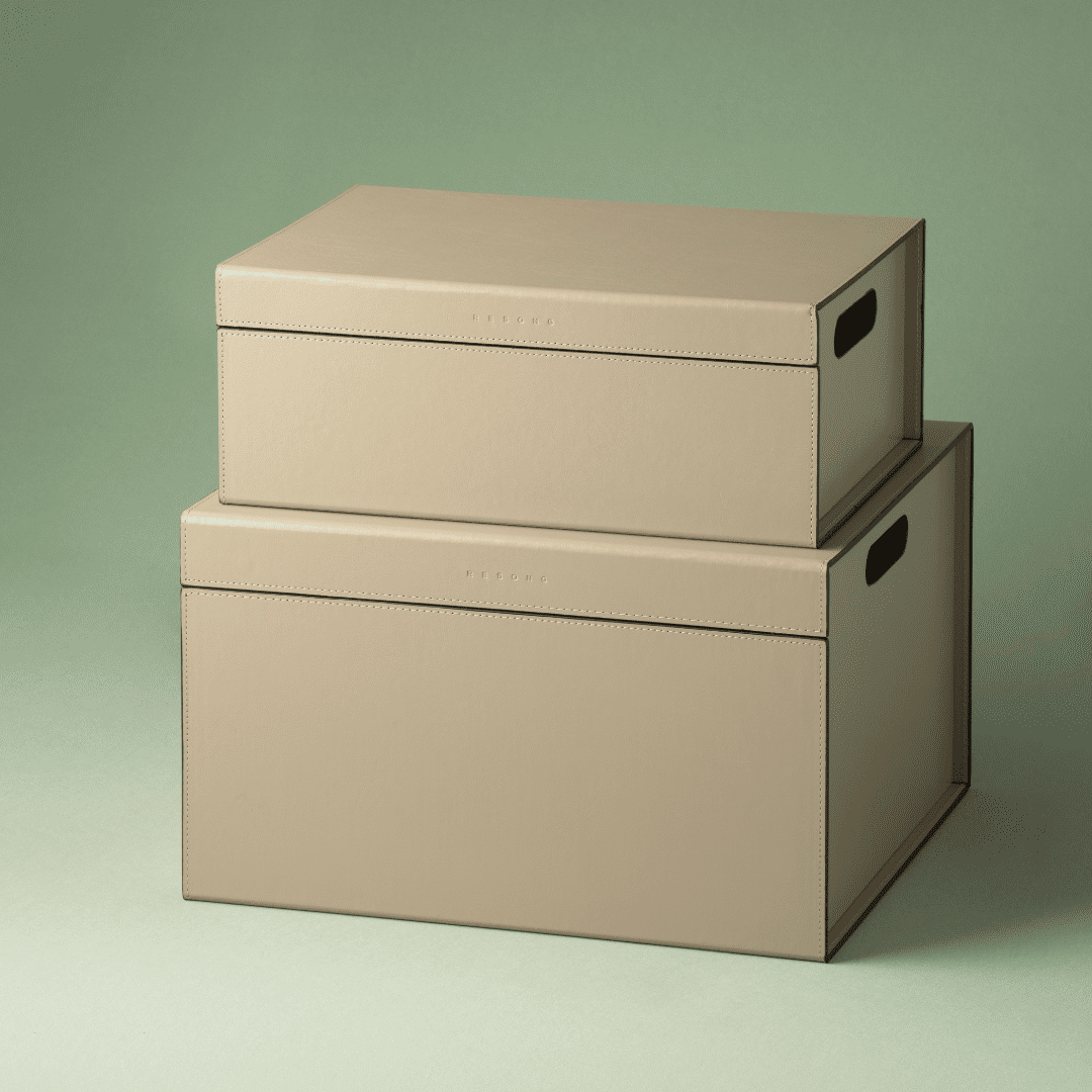 RESONG storage box-M PU Leather