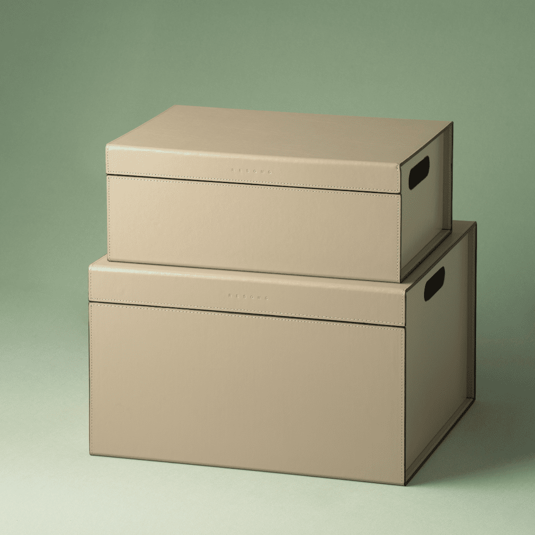 RESONG storage box-L PU Leather