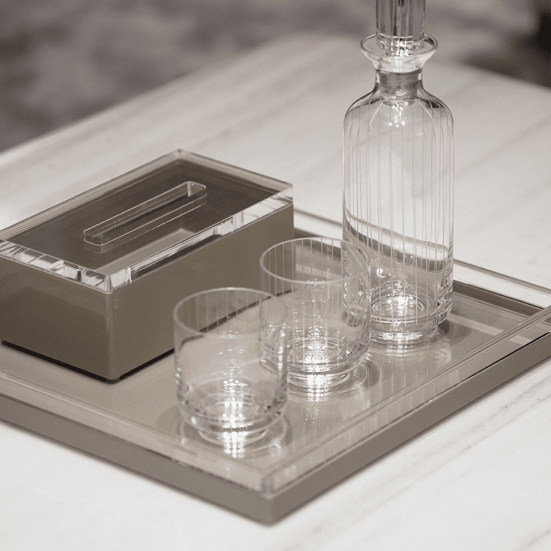 RESONG storage plate Resin-high clear Acrylic