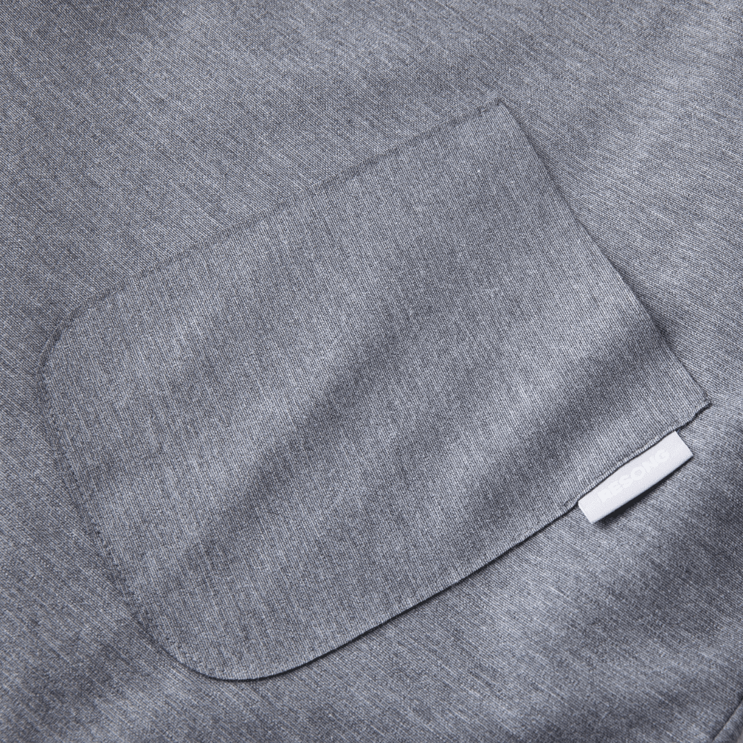 Resong Bathrobe silk cotton-grey