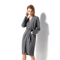 Load image into Gallery viewer, Resong Bathrobe silk cotton-grey
