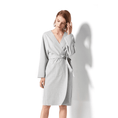 Load image into Gallery viewer, Resong Bathrobe silk cotton-L grey
