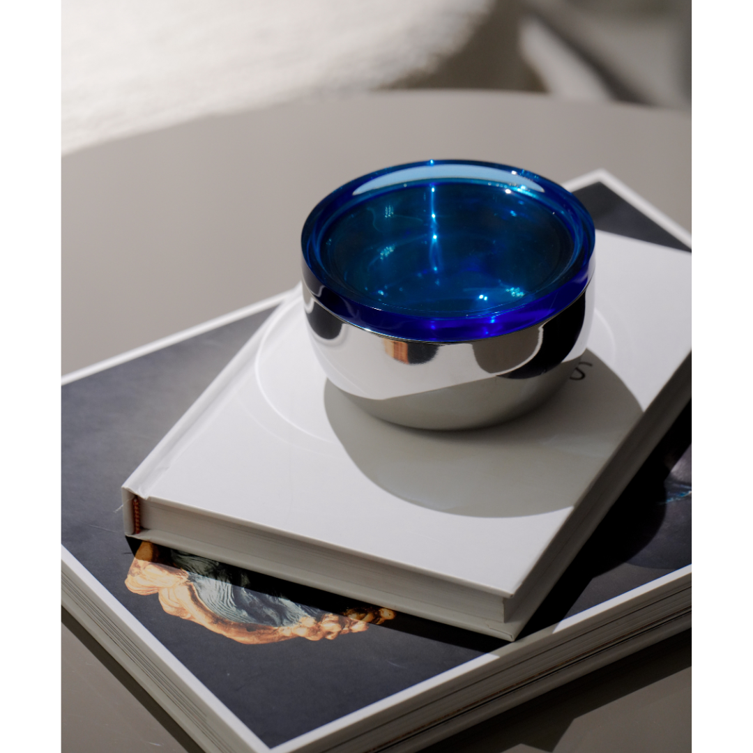 RESONG M storage jar -Blue Acrylic