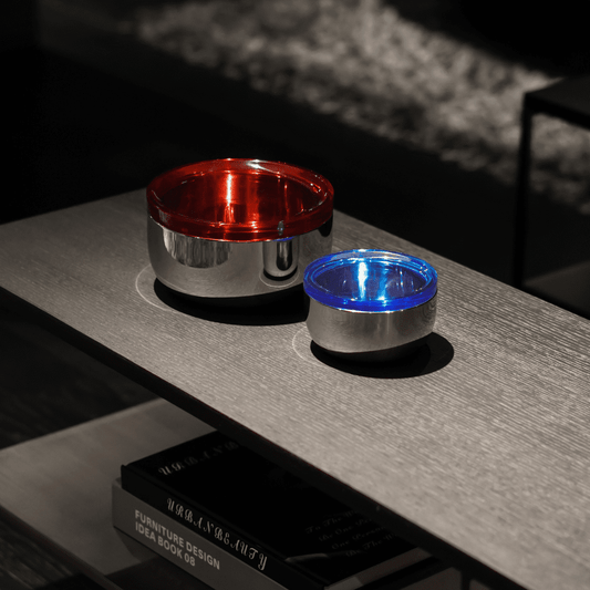 Resong M storage jar -Blue Acrylic