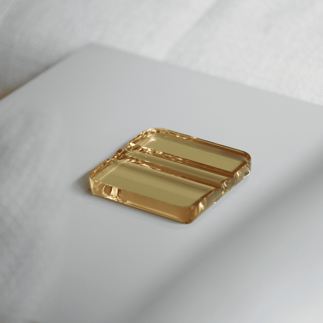 RESONG Cigar Holder Clear crystal Green