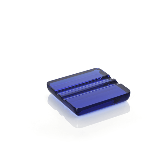 Resong Cigar Holder Clear crystal Blue