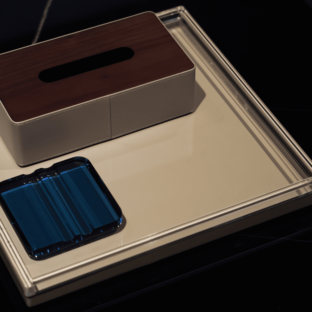 RESONG Cigar Holder Clear crystal Blue