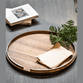 Load image into Gallery viewer, RESONG Round Tray Wooden
