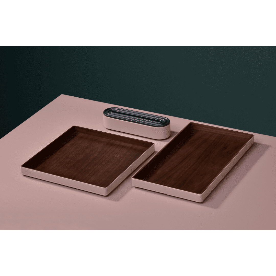 RESONG Brown Leather Tray