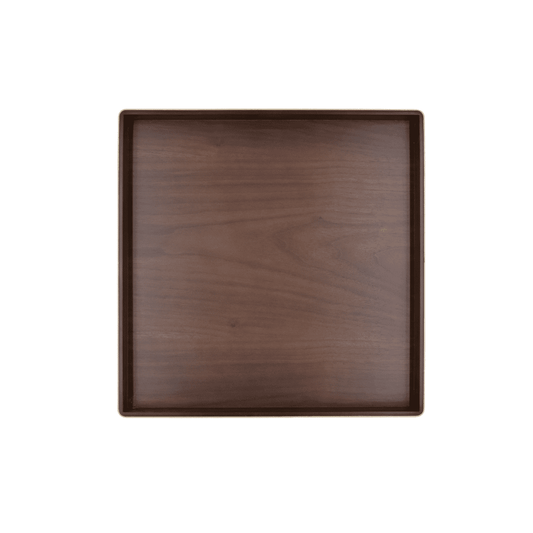 Resong tray PU Leather -Wooden