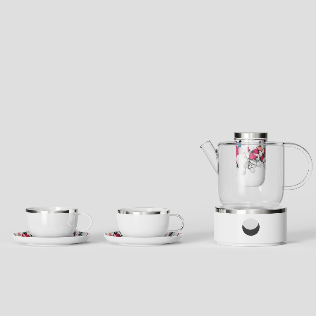 Resong Tea-pot set ceramic-glasses