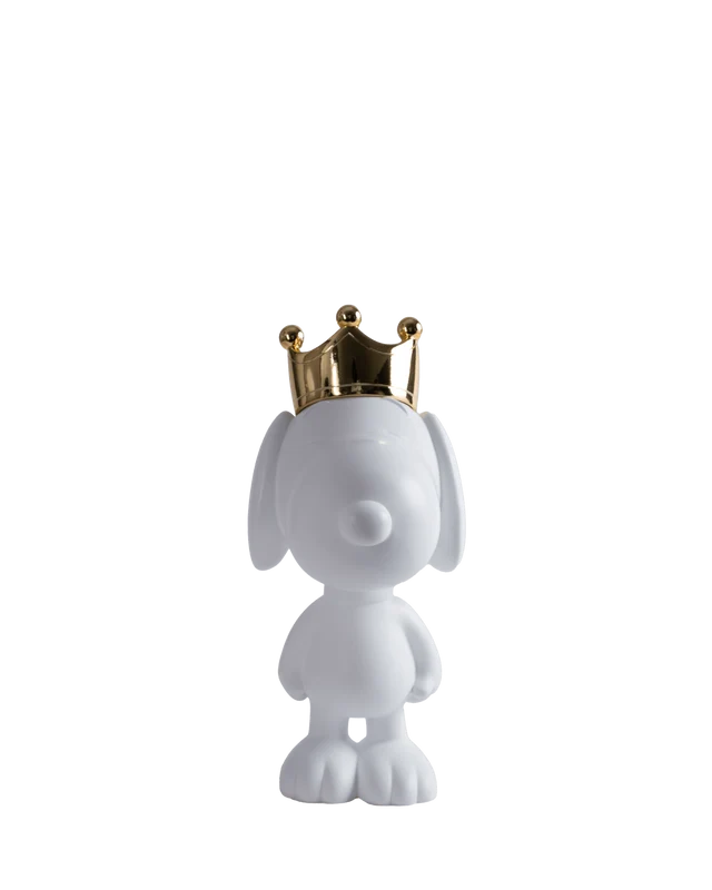 SNOOPY CROWN FULL CHROMED GOLD - 31 CM