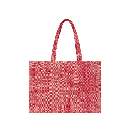 THE NICE FLEET Ifaty beach bag red 42 X 32 X 15 CM