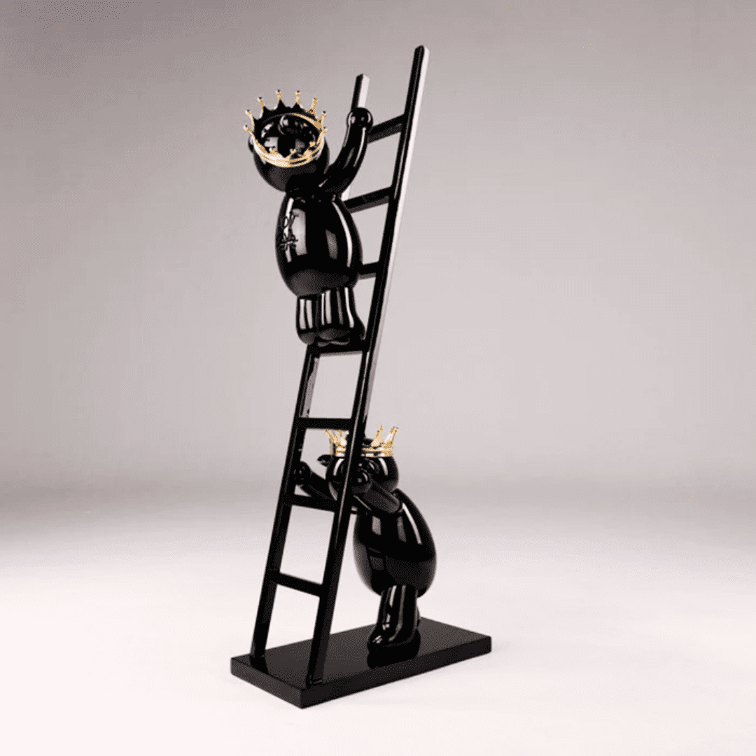 NOT TOYS CURIOUS CHARCOAL HIGH GLOSS Crown GOLD