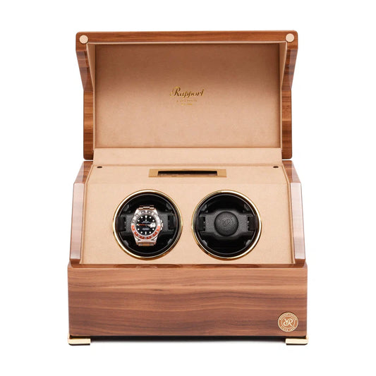 Perpetua Duo Watch Winder - Walnut