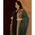Load image into Gallery viewer, ALWAFRAH Green Winter Abaya
