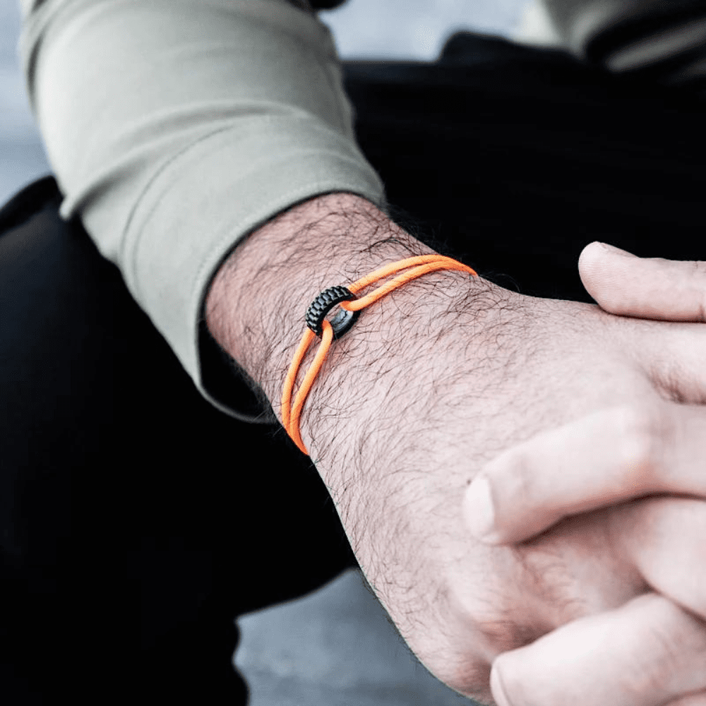 WECORD Carbon Regent - Neon Orange